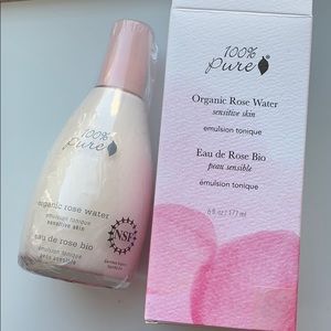 100% Pure Organic Rose Water Emulsion Tonique